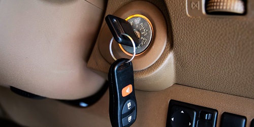 Licensed locksmith in OKC working on a commercial lock